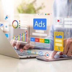 istockphoto-2098359215-612x612 Digital marketing concept, Businessman using laptop with Ads dashboard digital marketing strategy analysis for branding. online advertisement, ad on website and social media. SEO. SMM.