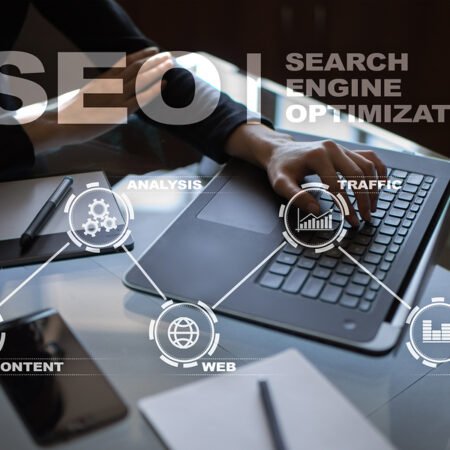 SEO. Search Engine optimization. Digital online marketing andInetrmet technology concept